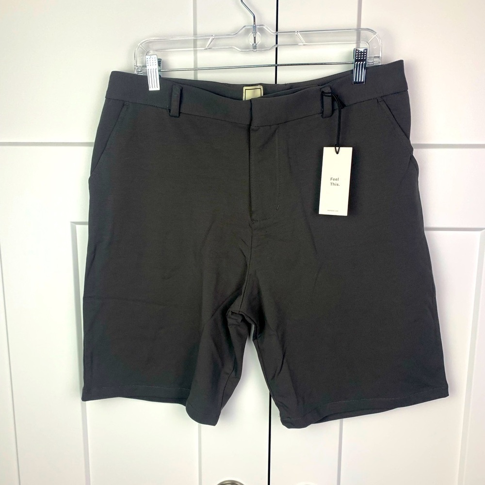 NWT Swet Tailor Men's EveryDay Chino Shorts Gray Size 34